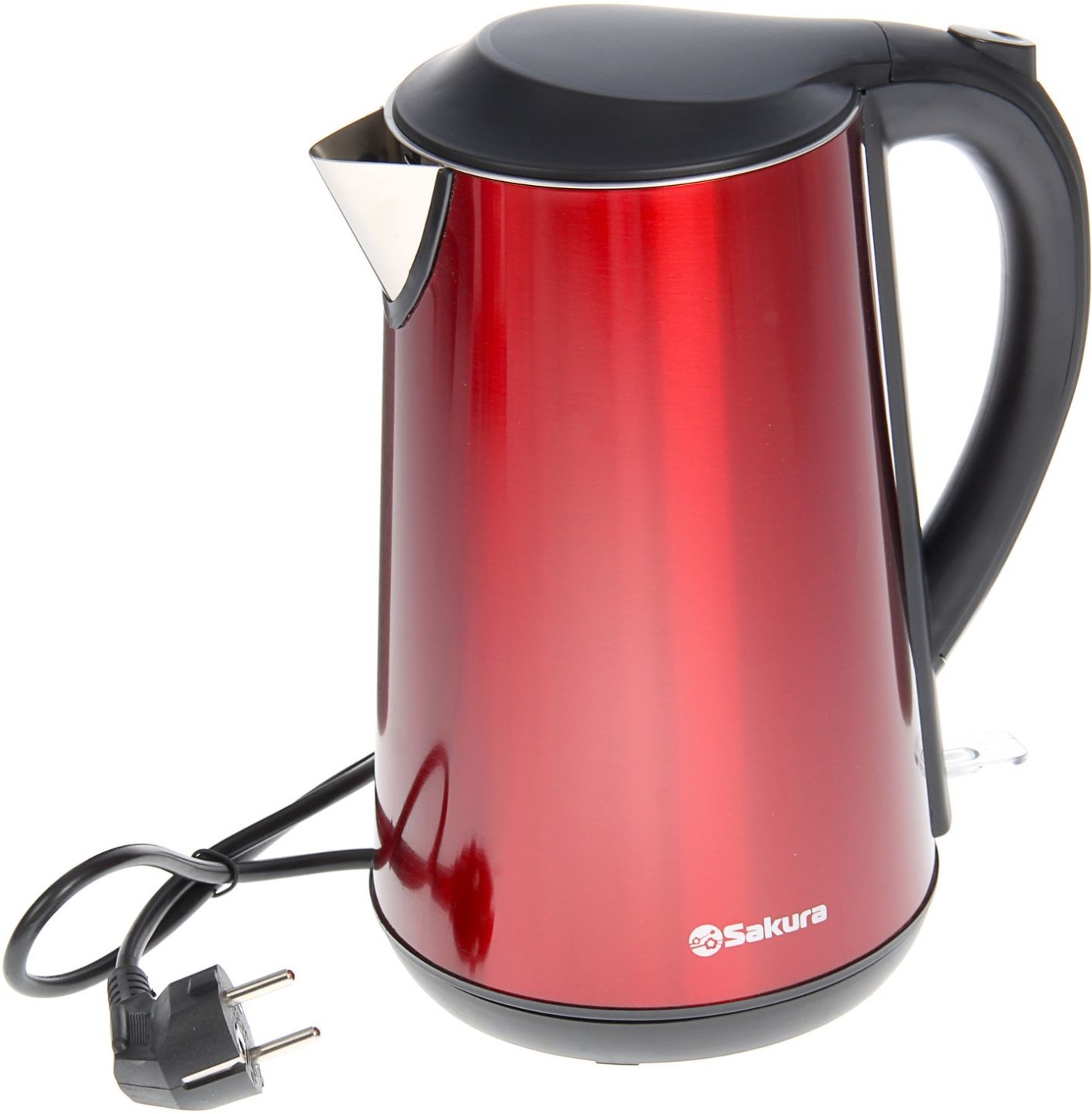 Чайник электрический SAKURA SA-2140MR 1.7 л красный чайник электрический sakura sa 2168br 1 8 л красный