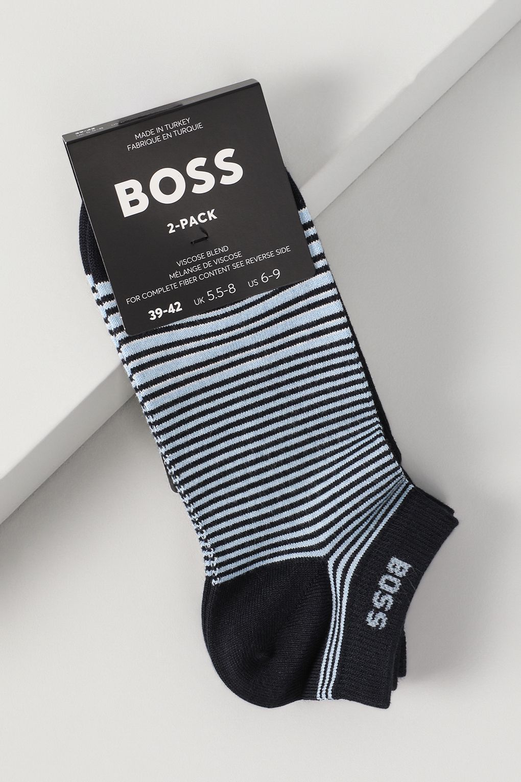 Комплект носков мужских Boss 50515079 синих 43-46 2 пары 2290₽