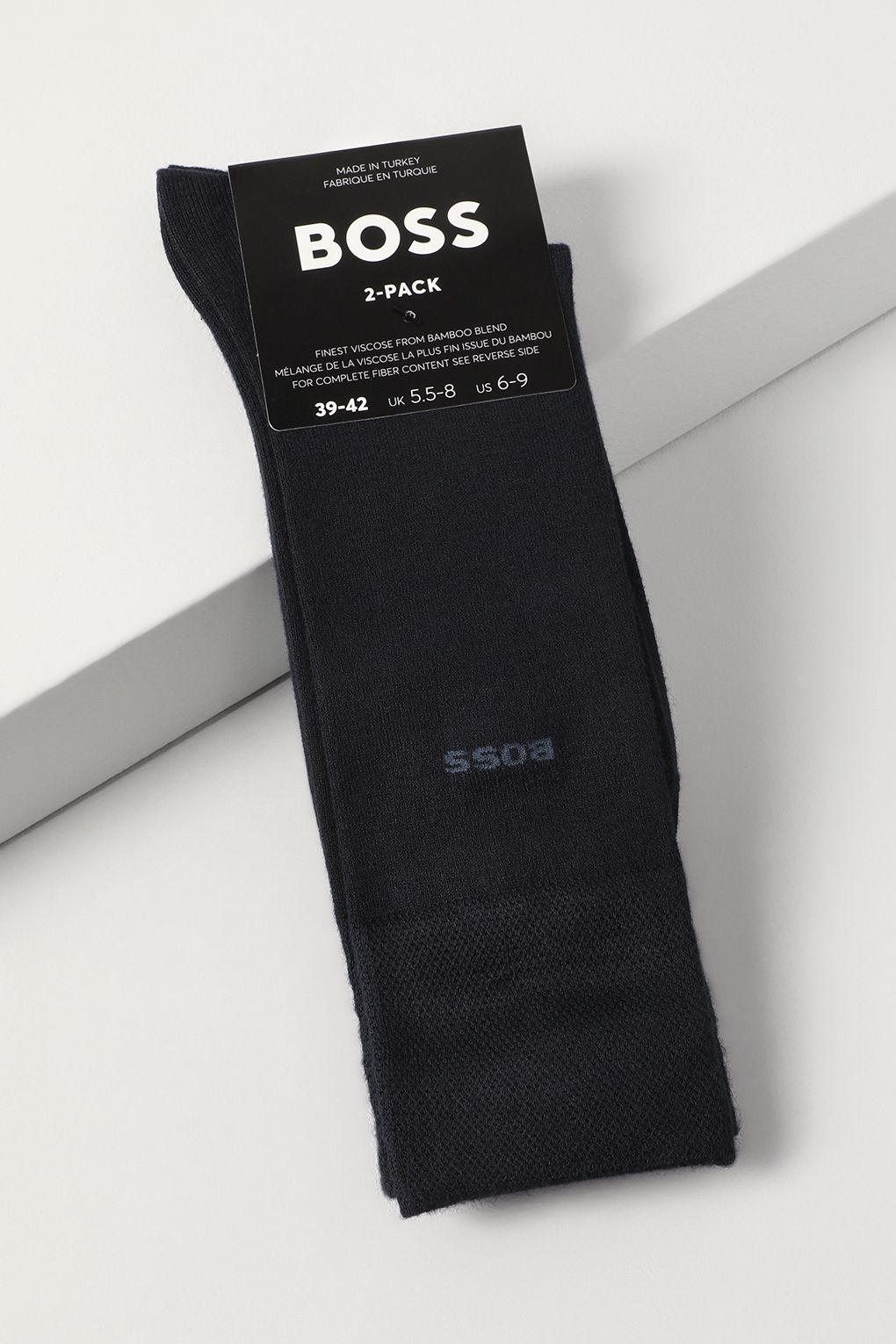 Комплект носков мужских Boss 50491196 синих 43-46 2 пары 2790₽