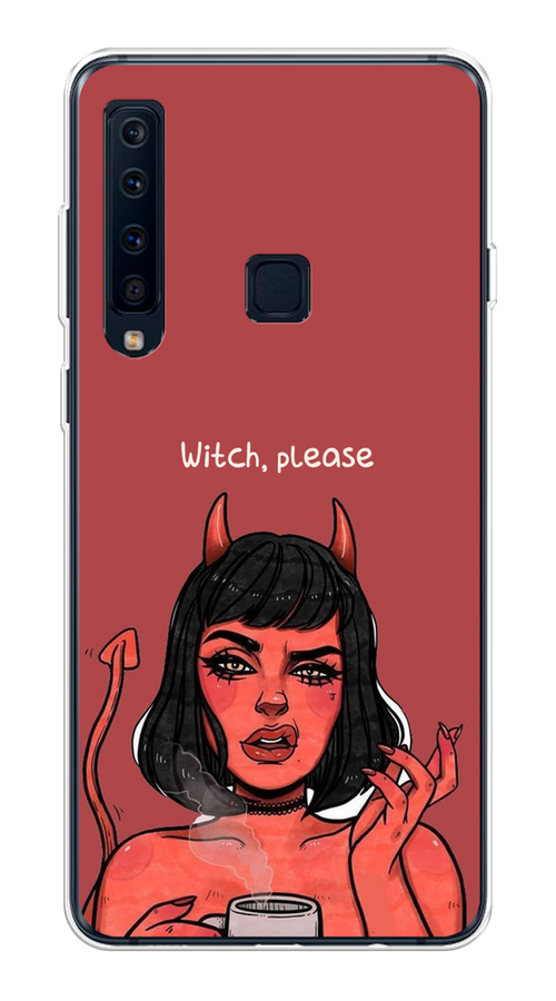 

Чехол Awog на Samsung Galaxy A9 2018 "Evil Girl", Красный;черный, 26650-6