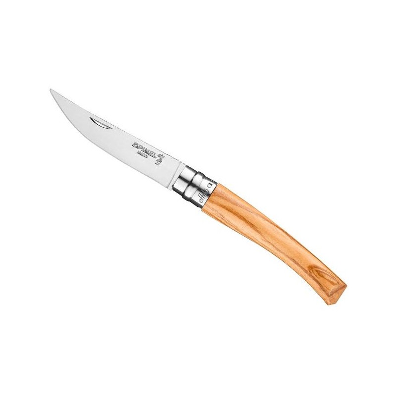 

Нож филейный Opinel №8, нержавеющая сталь, рукоять оливковое дерево, Бежевый, №8