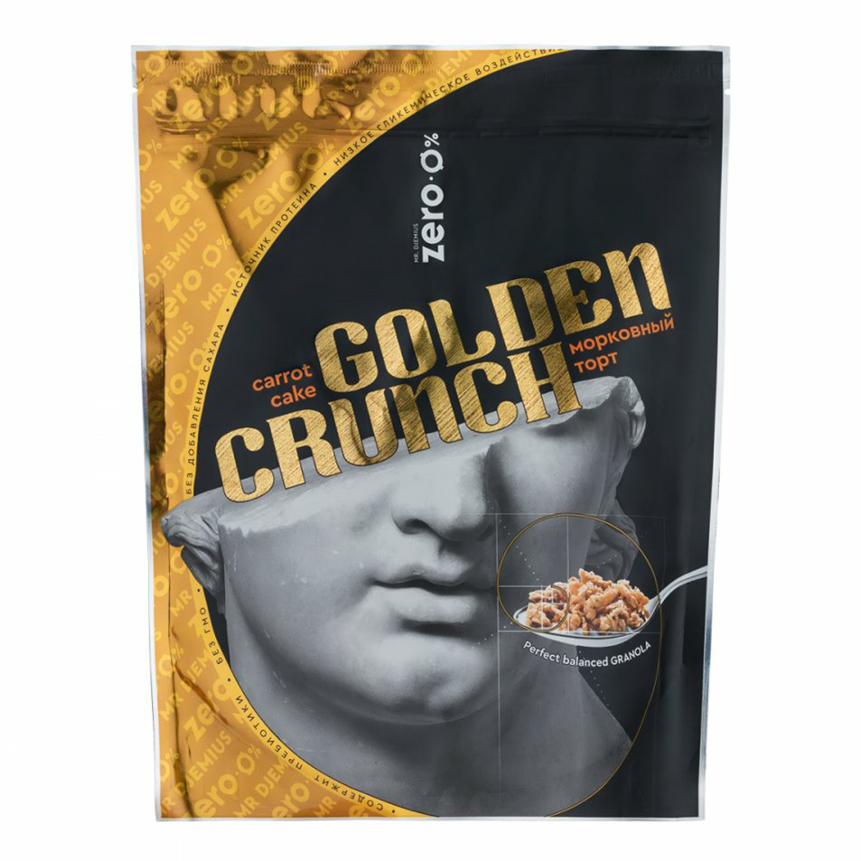 

Гранола Golden Crunch морковный торт без сахара быстрого приготовления 350 г