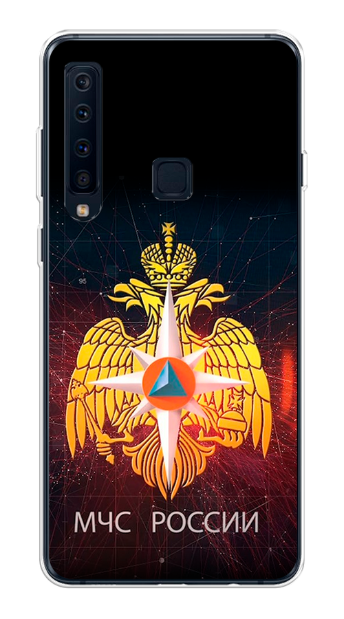 

Чехол Awog на Samsung Galaxy A9 2018 "МЧС России", Черный;желтый;красный, 26650-5