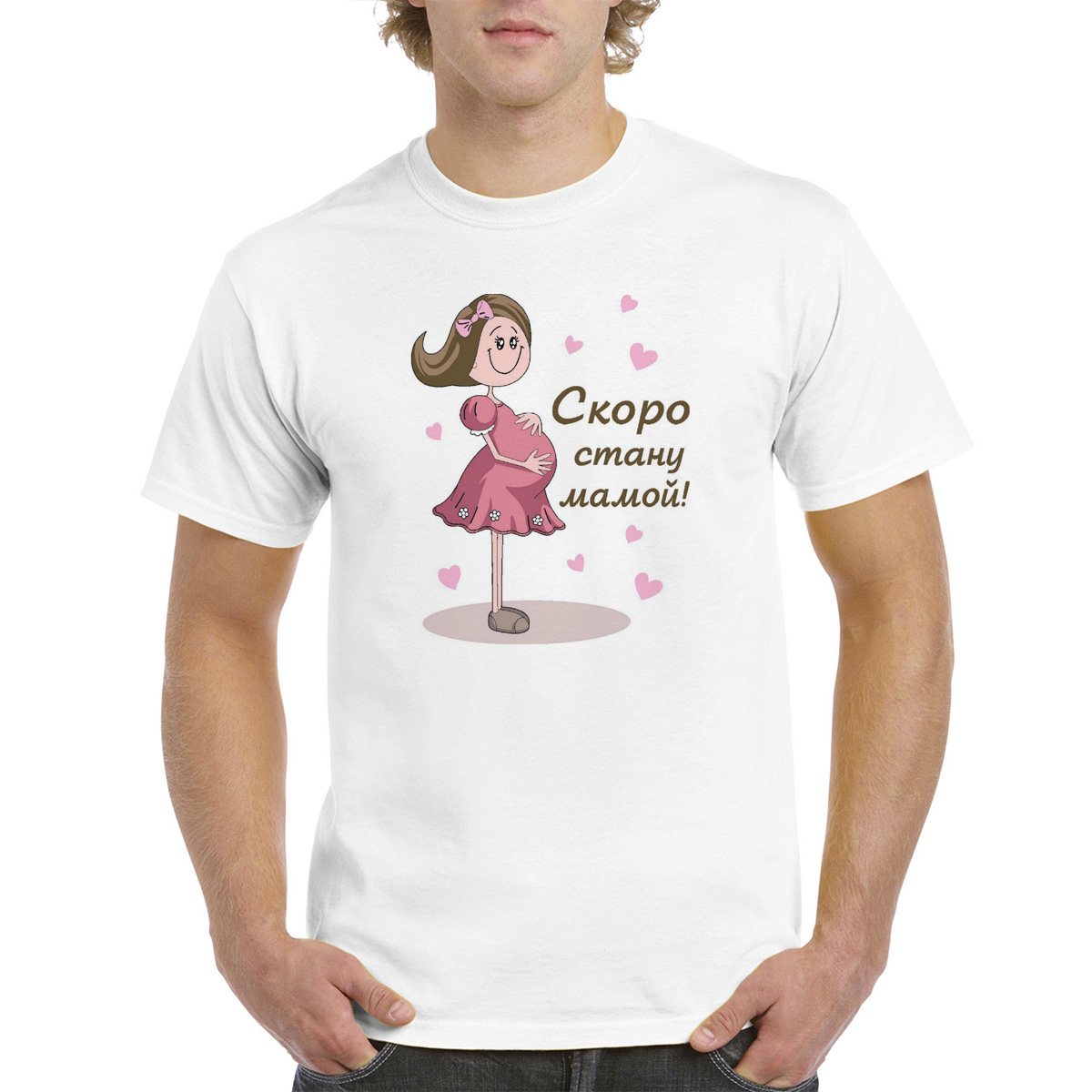 

Футболка женская CoolPodarok M0113514 белая 64 RU, Белый, M0113514