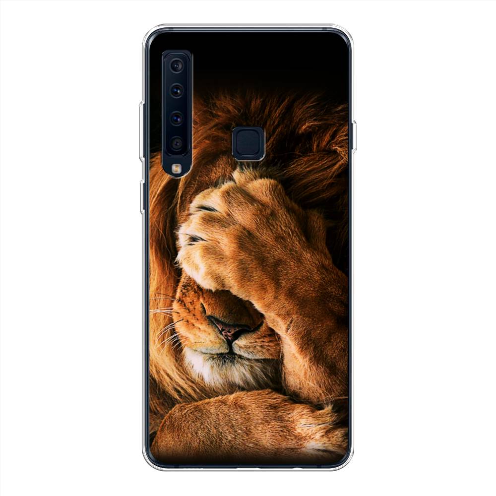 

Чехол Awog на Samsung Galaxy A9 2018 "Львиный стыд", Коричневый;черный, 26650-1