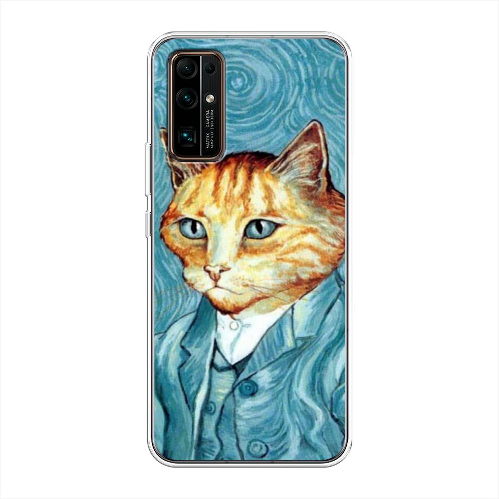

Чехол Awog на Honor 30 "Кот Ван Гог", Голубой;коричневый, 612150-2