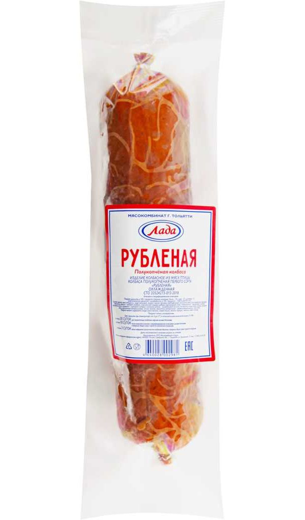 

Колбаса полукопченая Лада Рубленая