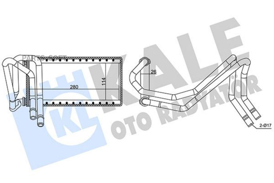 

KALE Радиатор отопителя LAND ROVER DISCOVERY III RANGE ROVER SPORT HEATER