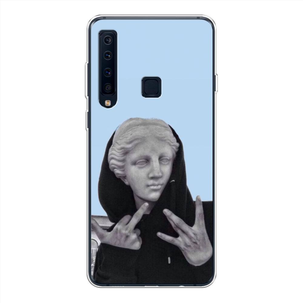 

Чехол Awog на Samsung Galaxy A9 2018 "SWAG статуя", Голубой, 26650-9