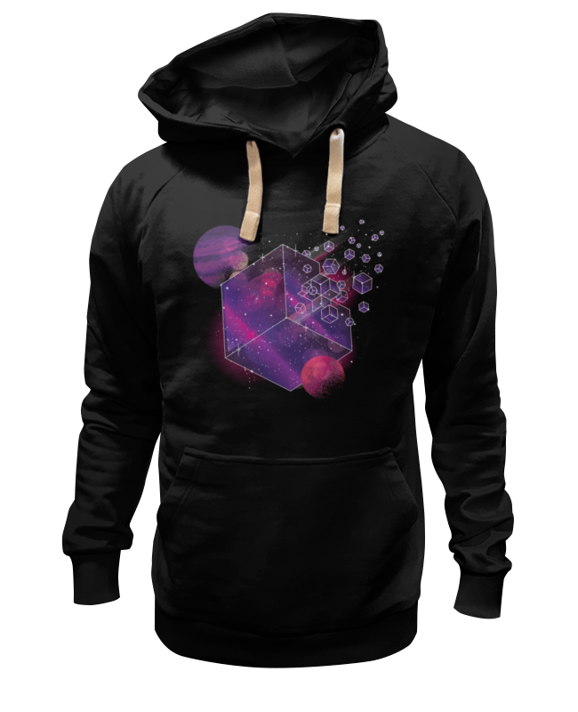 

Худи унисекс Printio Galactic cube черное 2XL, Черный, Galactic cube