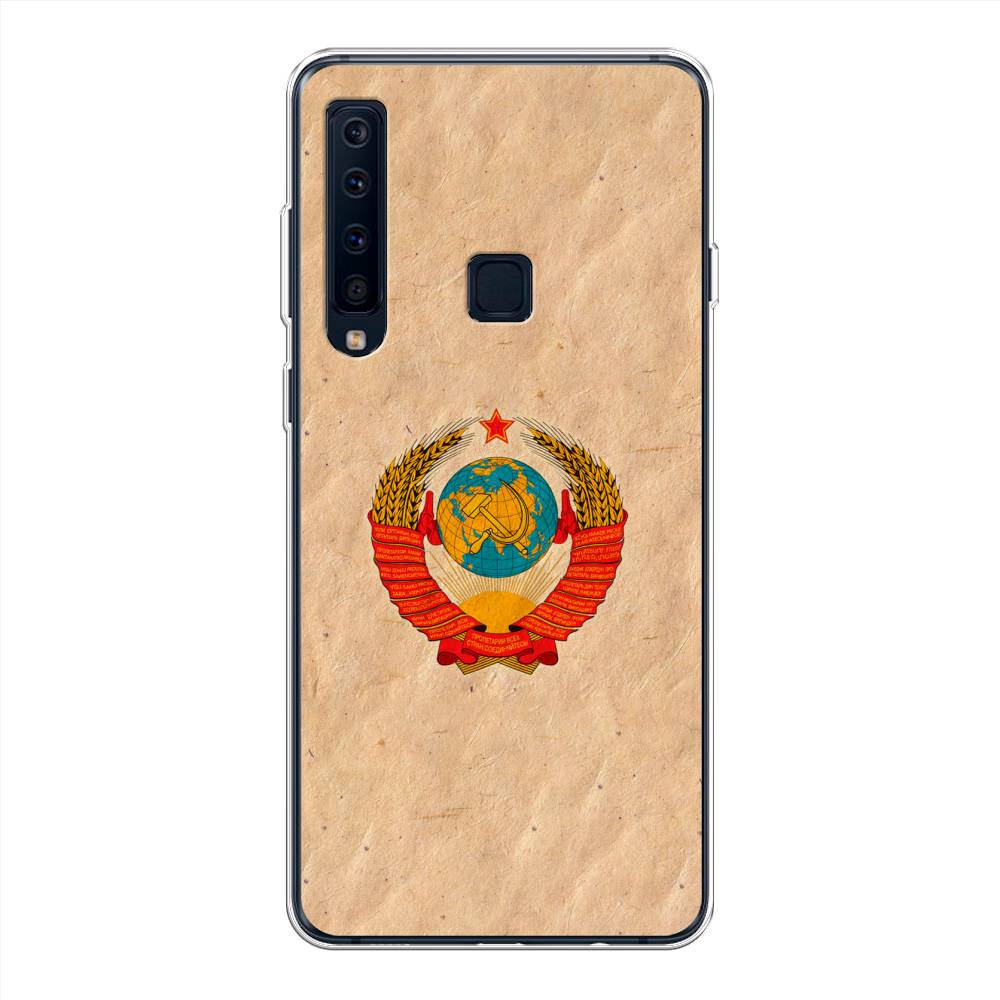 

Чехол Awog на Samsung Galaxy A9 2018 "Союз пролетариев", Бежевый;красный, 26650-10