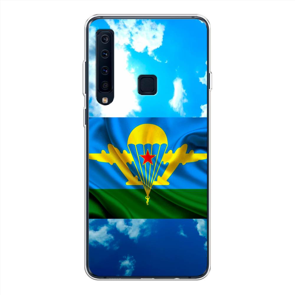 

Чехол Awog на Samsung Galaxy A9 2018 "ВДВ флаг в небесах", Синий;зеленый;желтый, 26650-5