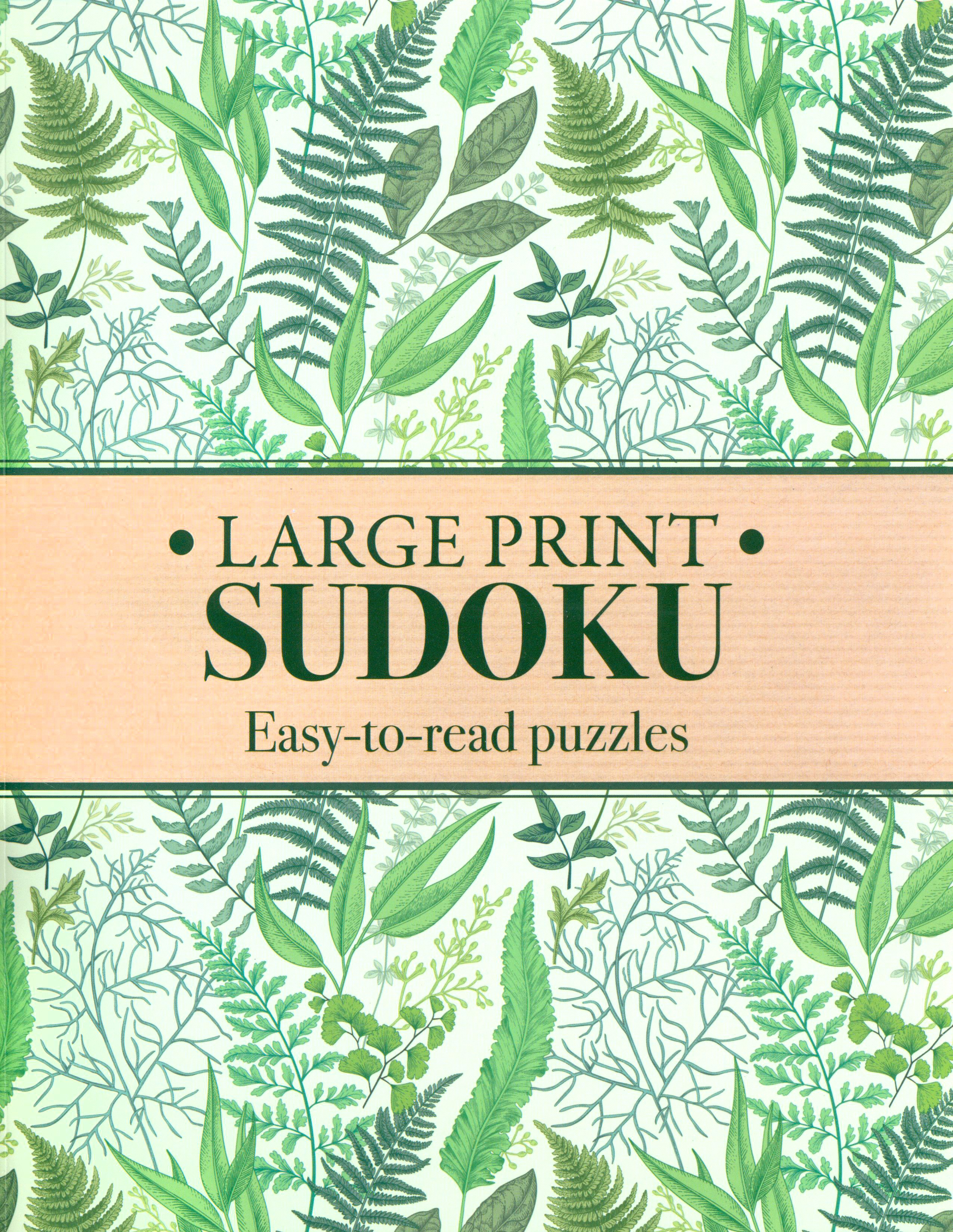 

Large Print Sudoku Easy-to-Read Puzzles