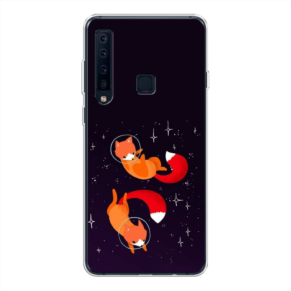 

Чехол Awog на Samsung Galaxy A9 2018 "Лисы космонавты", Оранжевый, 26650-4