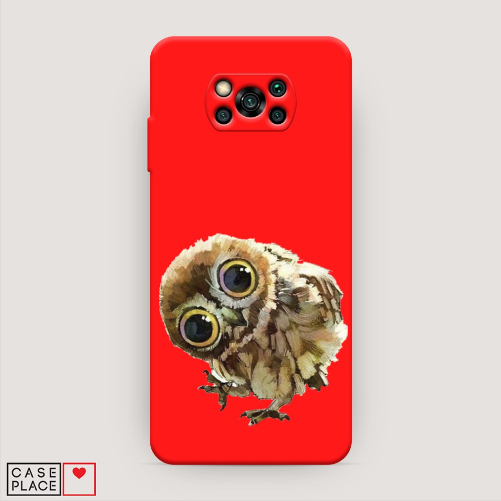 

Чехол Awog на Poco X3/X3 Pro "Любопытный совенок", Разноцветный, 39253-1