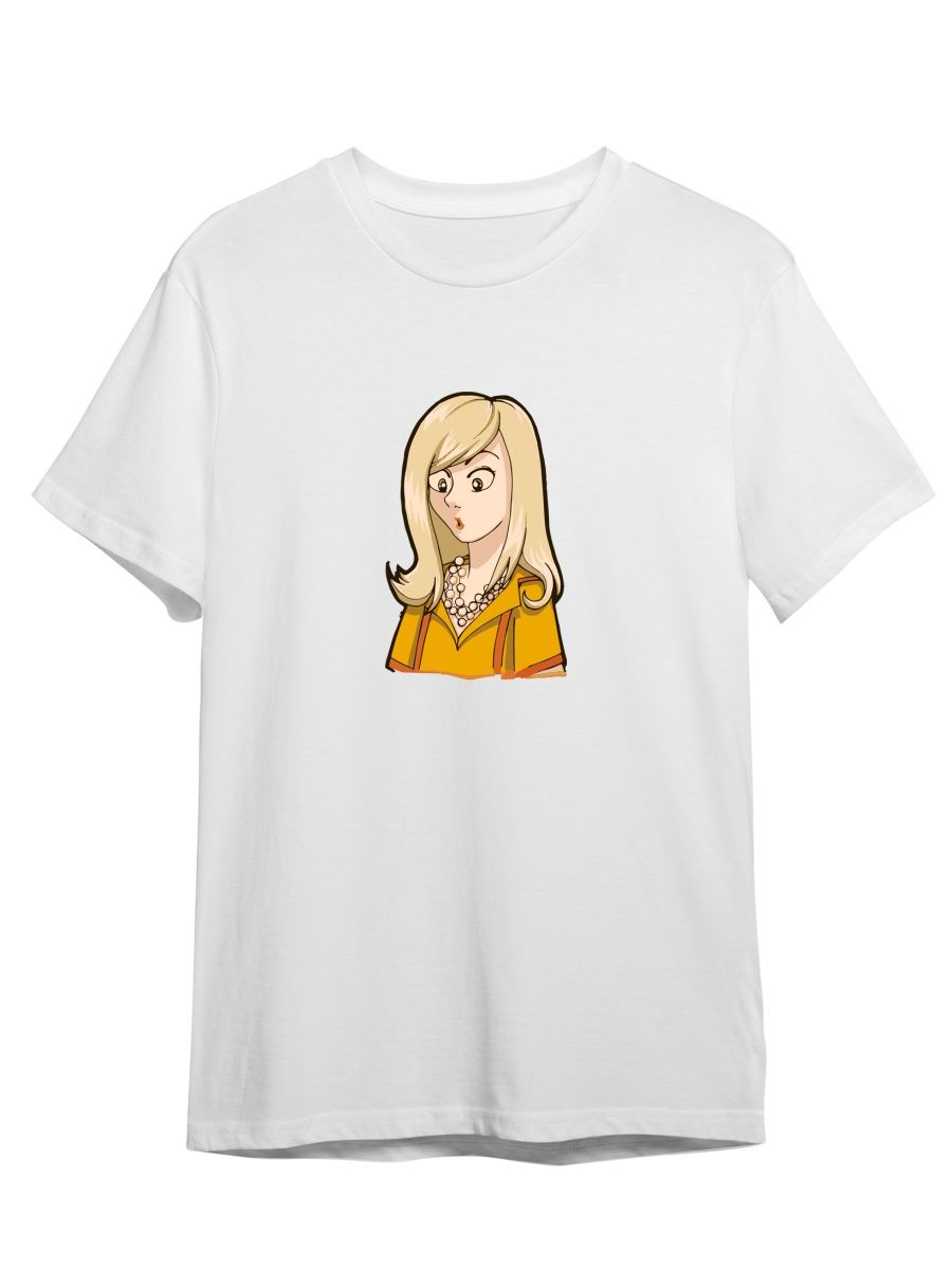 

Футболка унисекс СувенирShop Две девицы на мели/Сериал 8 белая 5XL, "Две девицы на мели/Сериал" 8