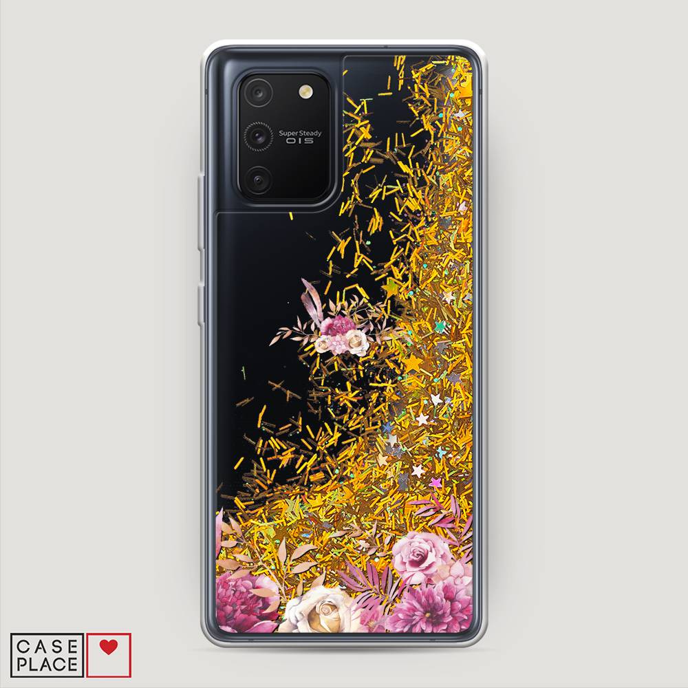 

Чехол Awog на Samsung Galaxy A91/S10 Lite "Нежные розовые цветы", Разноцветный, 29990-1