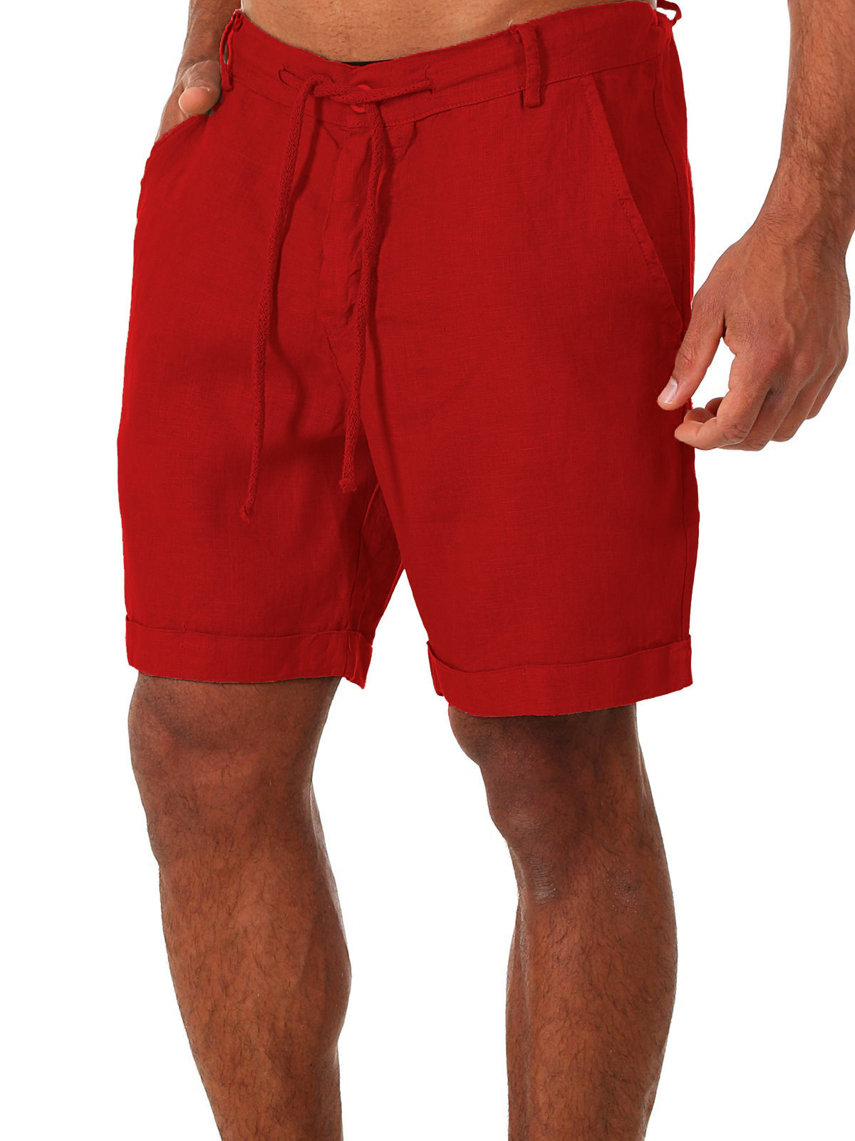 Повседневные шорты мужские Kamukamu 750209 красные 2XL