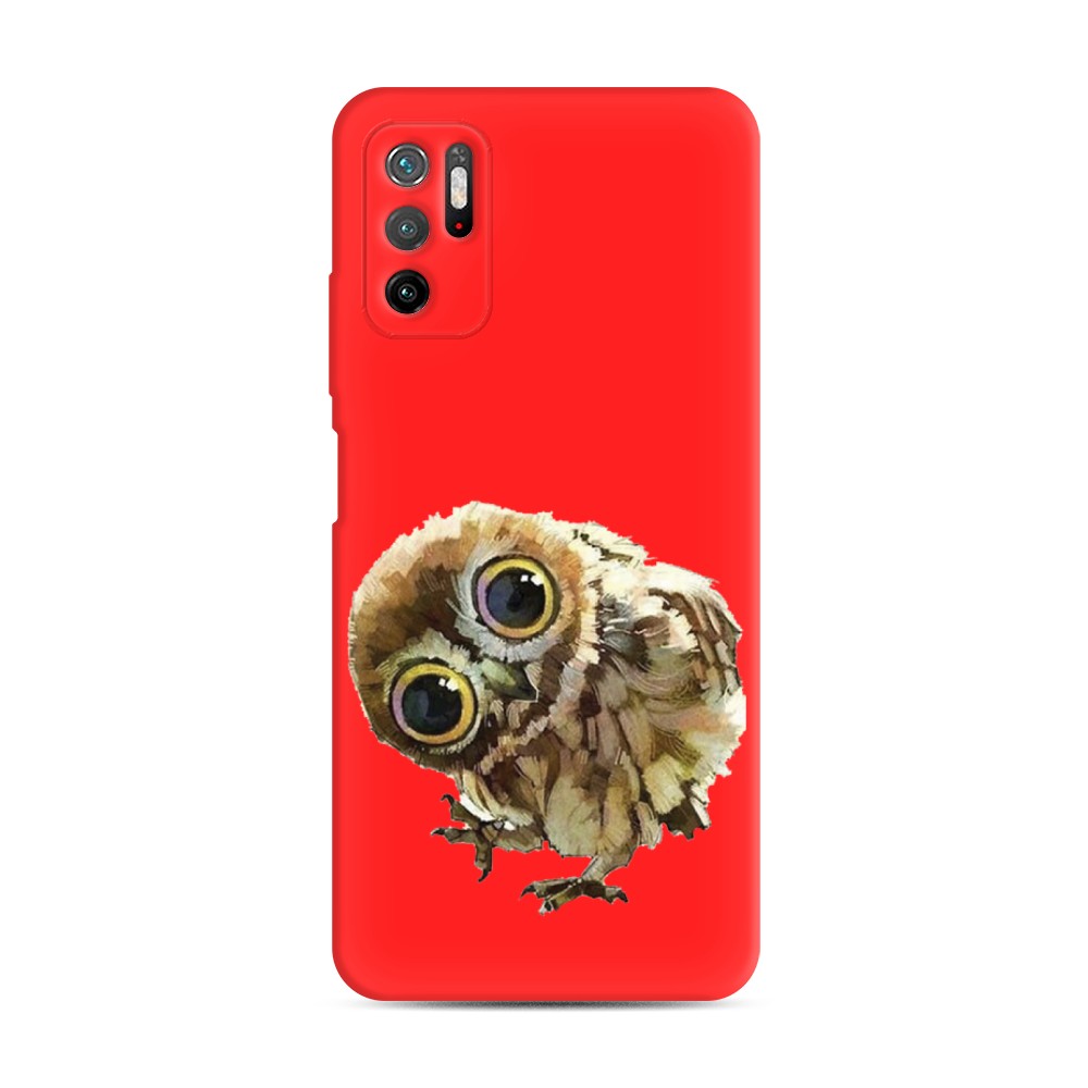 

Чехол Awog на Poco M3 Pro "Любопытный совенок", Разноцветный, 311053-1
