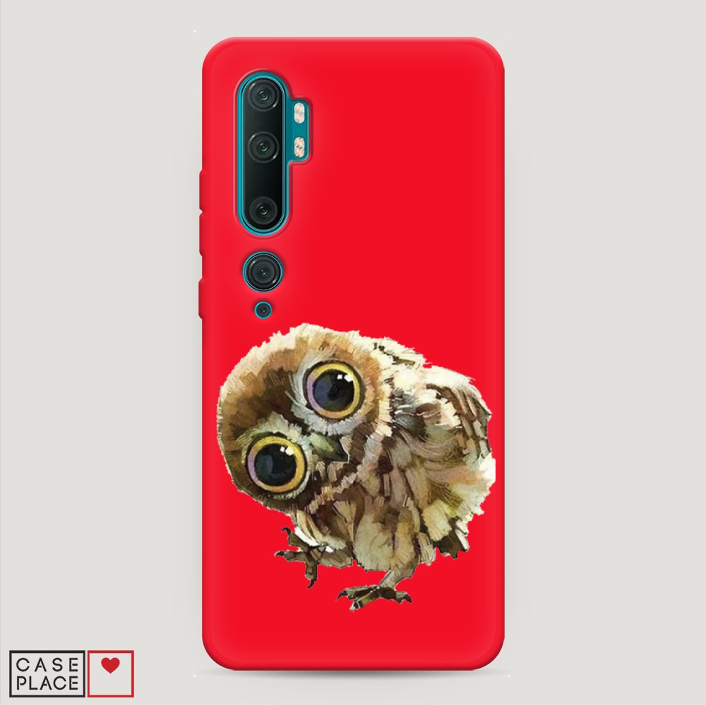 

Чехол Awog на Xiaomi Mi Note 10/Mi Note 10 Pro "Любопытный совенок", Разноцветный, 37353-1