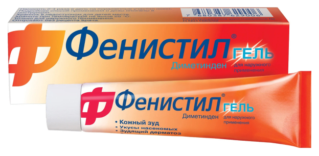 фото Фенистил гель 0,1% туба 30 г glaxosmithkline