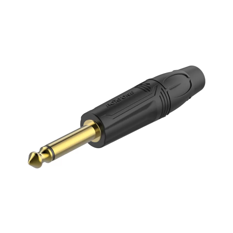 

Разъем Jack (Mono) Roxtone RJ2P-BG, Черный, RJ2P-BG