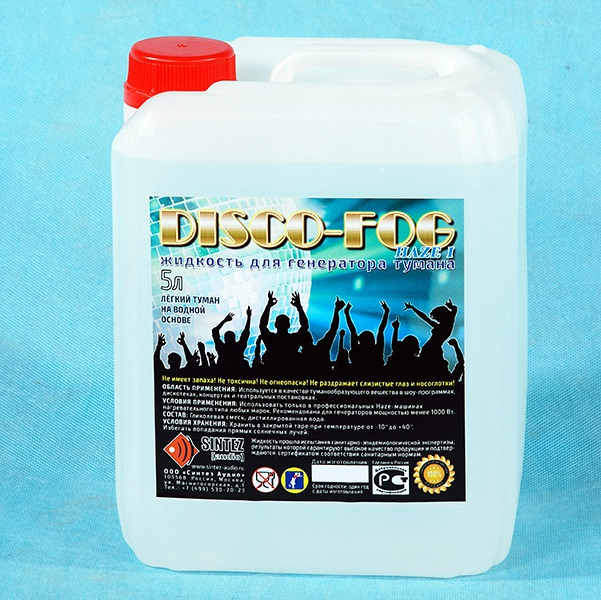 

Жидкость для генераторов тумана Синтез аудио DF-Haze-I Disco Fog Haze I, DF-Haze-I Disco Fog Haze I