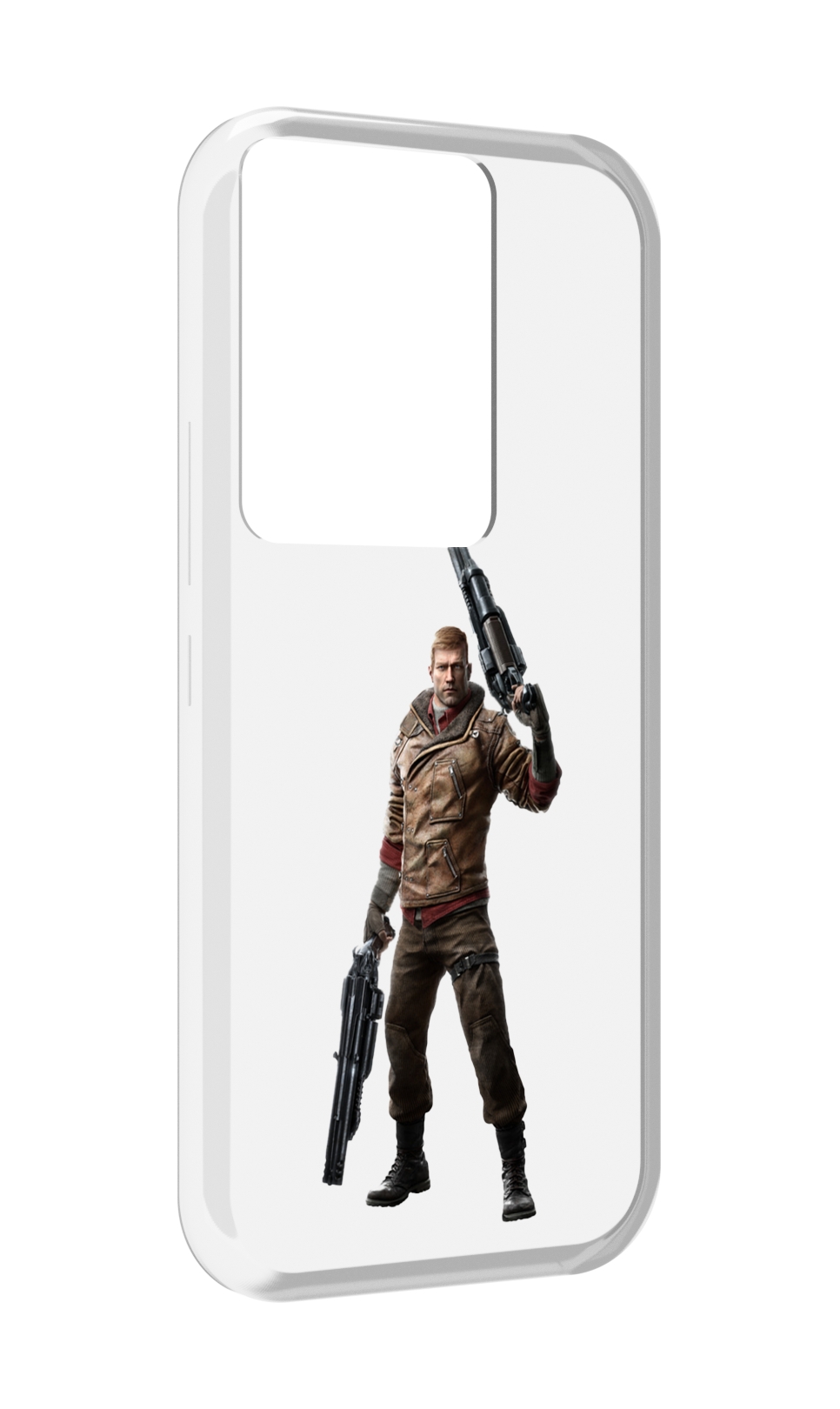 

Чехол MyPads Wolfenstein для Itel Vision 3 Plus / Itel P38 Pro, Прозрачный, Tocco