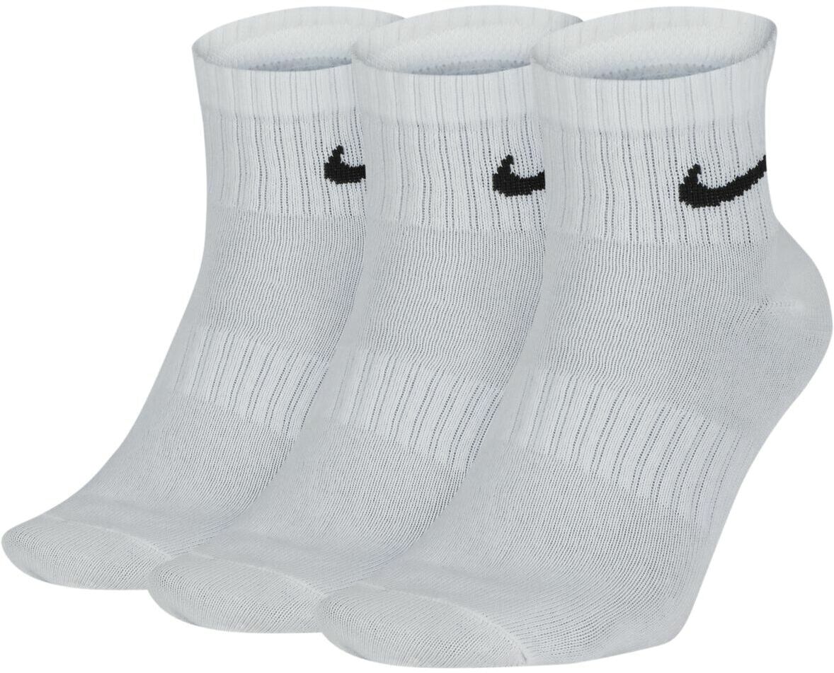 Комплект носков унисекс Nike Everyday Lightweight Ankle белых M 3 пары