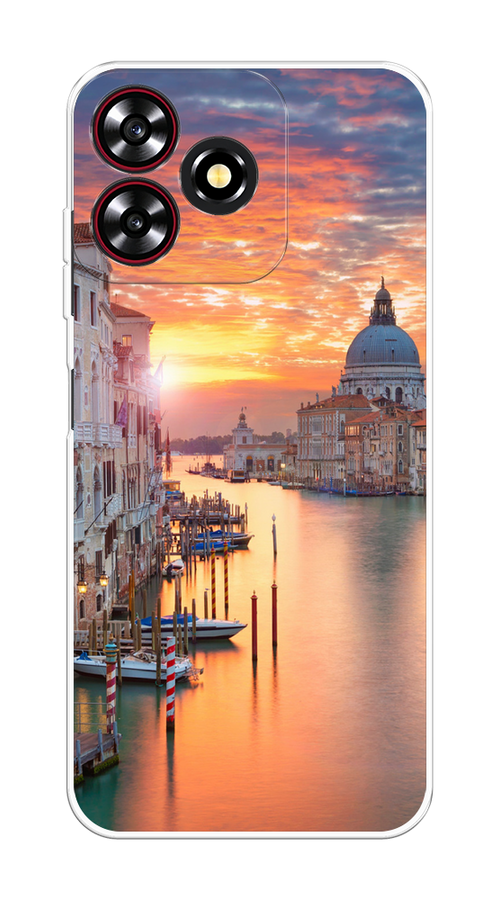 

Чехол на ZTE Blade V50 Smart "Восход 11", Розовый;оранжевый, 136550-1