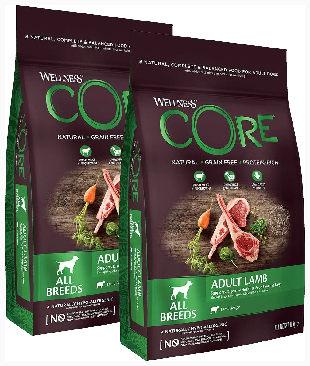 

CORE CORE LAMB DOG ADULT беззерновой для взрослых собак всех пород с ягненком и яблоком (1