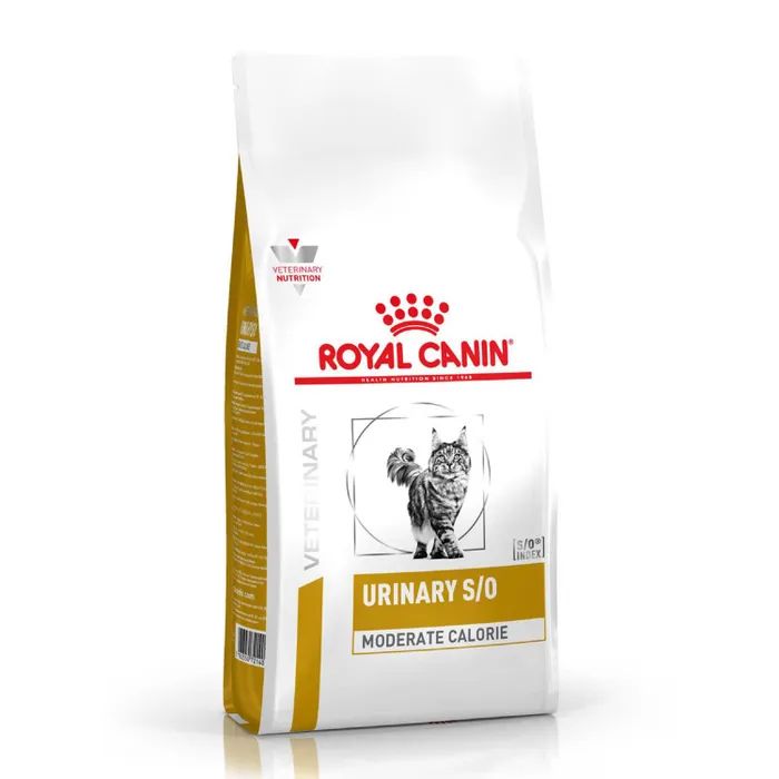 Сухой корм для кошек Royal Canin Urinary S/O Moderate Calorie, 2 шт по 1,5 кг