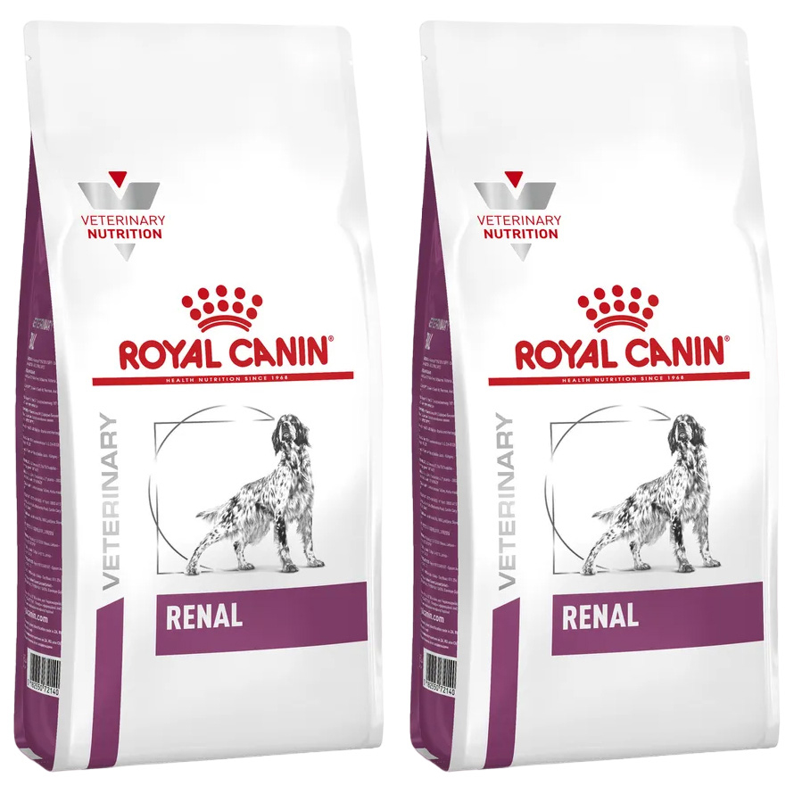 

Сухой корм для собак Royal Canin Renal RF14 при почечной недостаточности, 2 шт по 2 кг