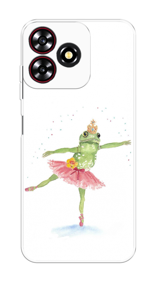 

Чехол на ZTE Blade V50 Smart "Лягушка-балерина", Зеленый, 136550-1