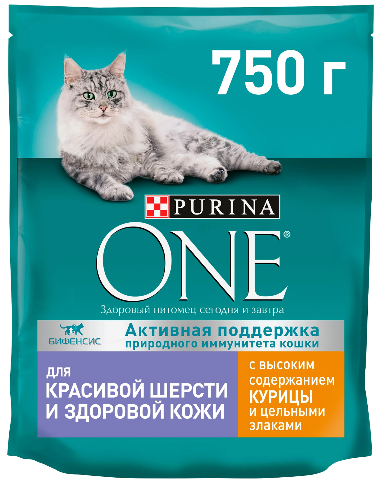 

PURINA ONE PURINA ONE для взрослых кошек с чувствительной кожей и шерстью с курицей и злак