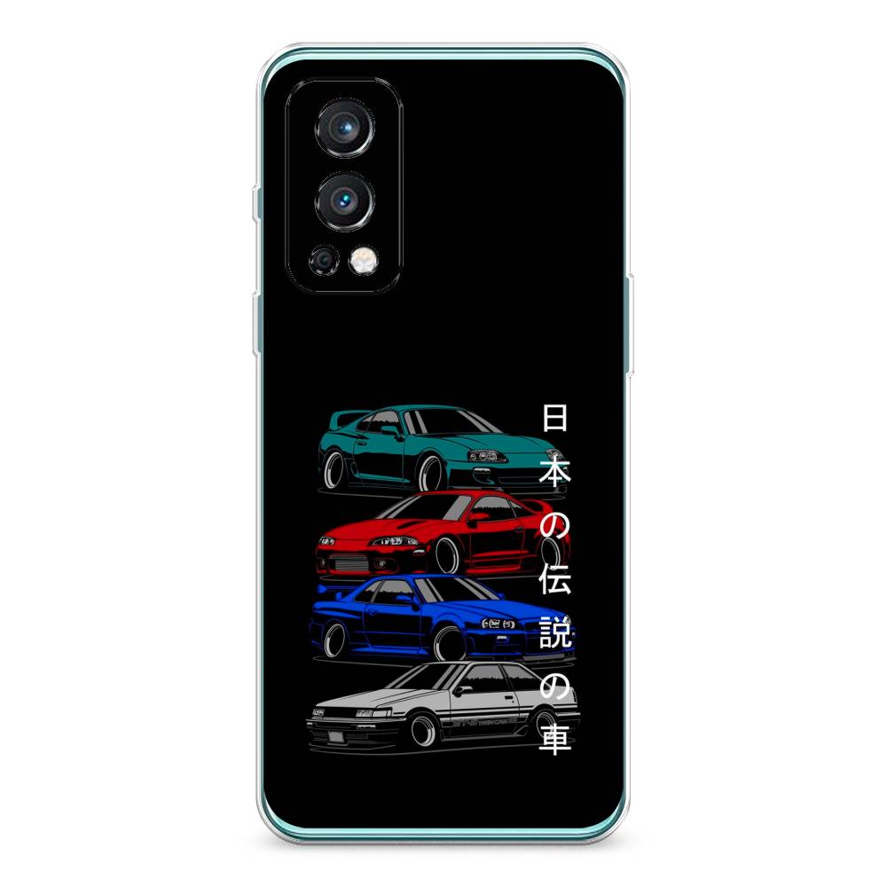 

Чехол Awog на OnePlus Nord 2 / ВанПлас Nord 2 "JDM Legend cars", Зеленый;красный;синий, 151750-5