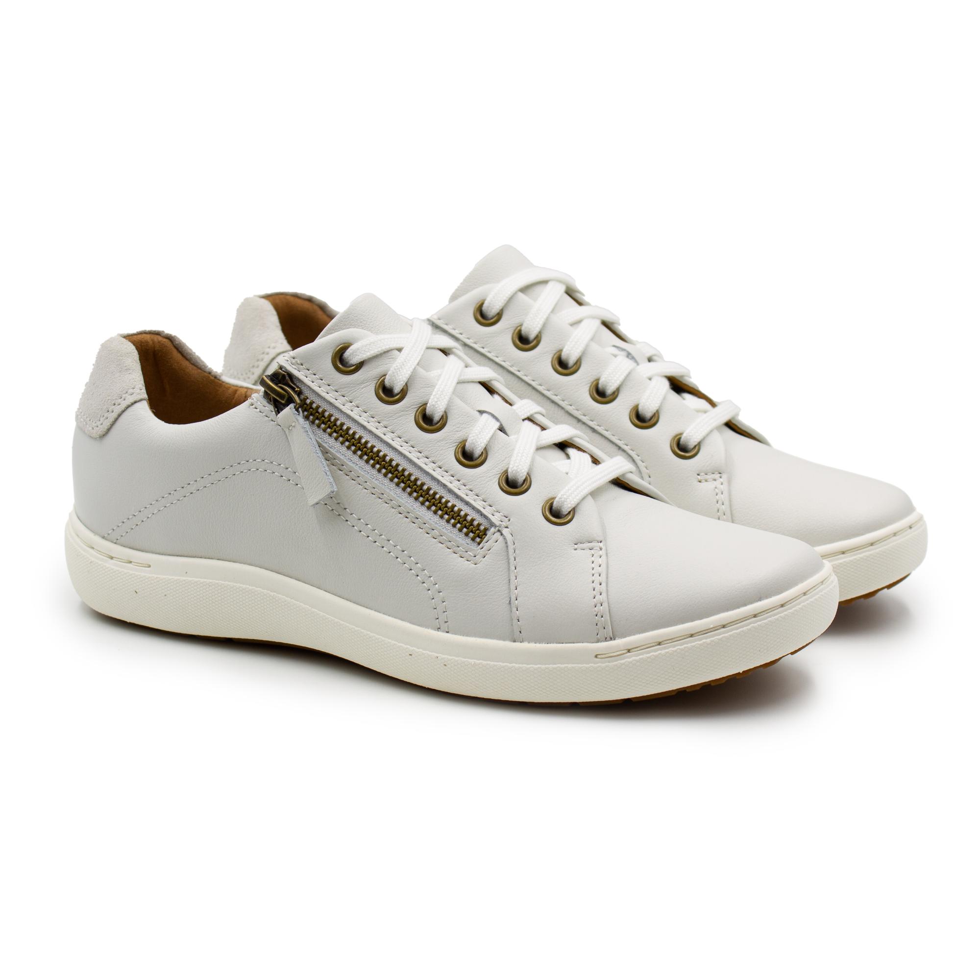 

Кеды женские Clarks Nalle Lace 26165001 белые 37 EU, Nalle Lace 26165001