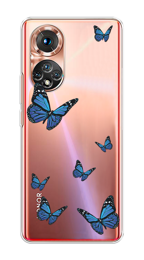 

Чехол на Huawei Honor 50/Nova 9 "Blue butterflies", Синий;черный, 6106150-1