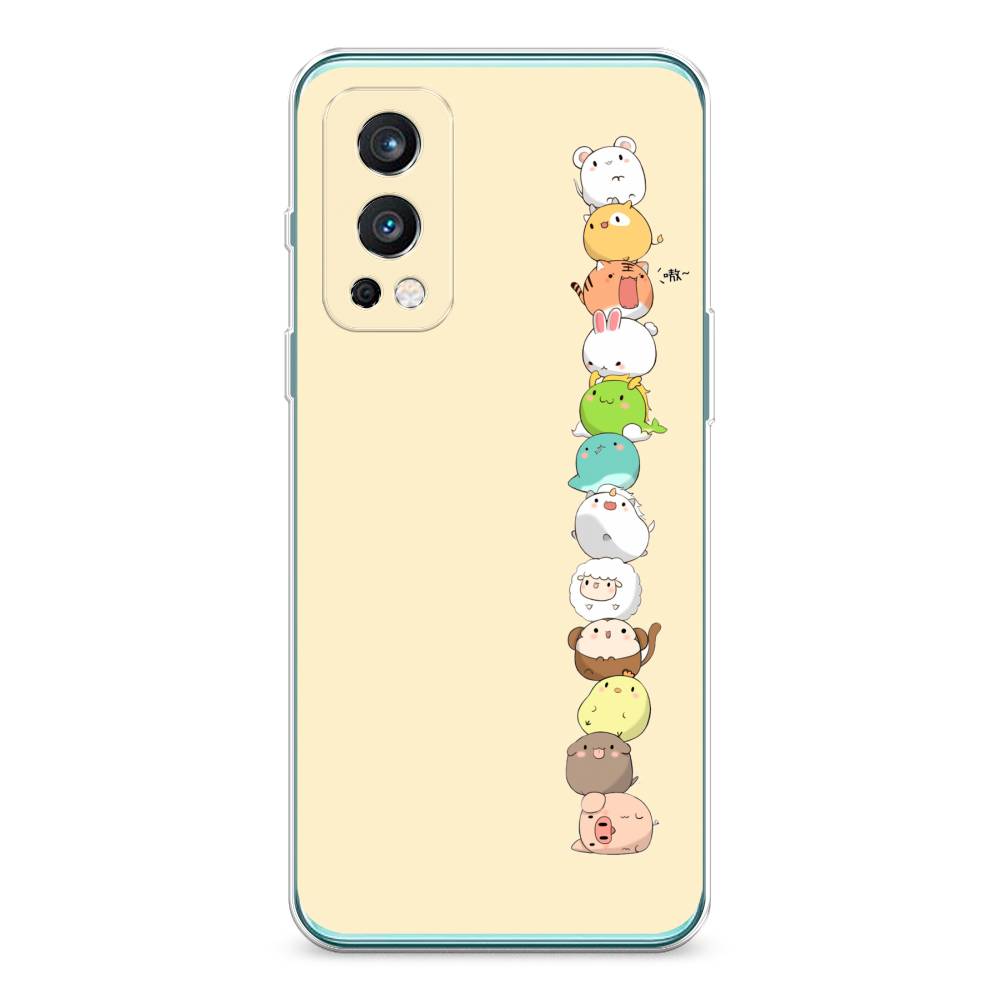

Чехол Awog на OnePlus Nord 2 / ВанПлас Nord 2 "Питомцы Чиби", Желтый, 151750-2