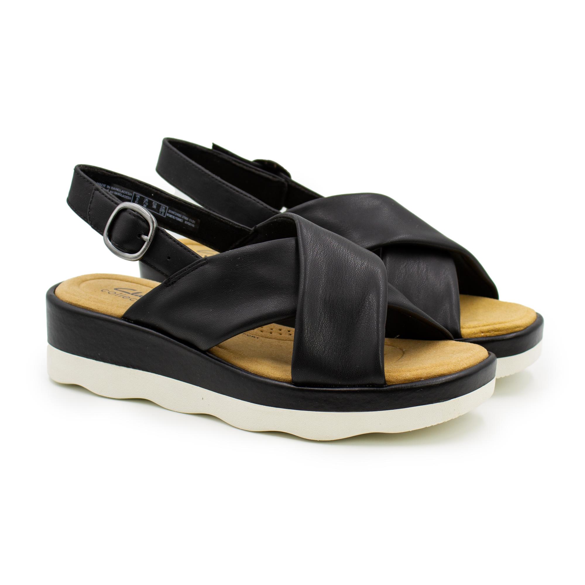 

Сандалии женские Clarks Clara Cove 26164722 черные 41 EU, Clara Cove 26164722