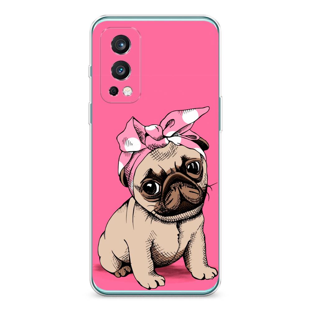 

Чехол Awog на OnePlus Nord 2 / ВанПлас Nord 2 "Dog Pin-Up", Розовый;бежевый, 151750-2