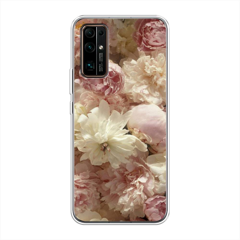 

Чехол Awog на Honor 30 "Пионы светлые", Бежевый;коричневый, 612150-8