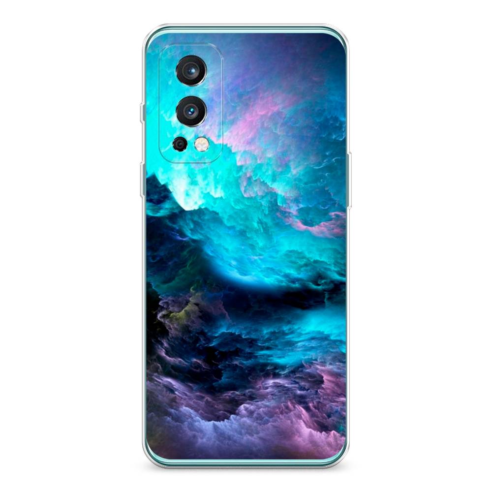 

Чехол Awog на OnePlus Nord 2 / ВанПлас Nord 2 "Бирюзовое небо", Фиолетовый;черный, 151750-4