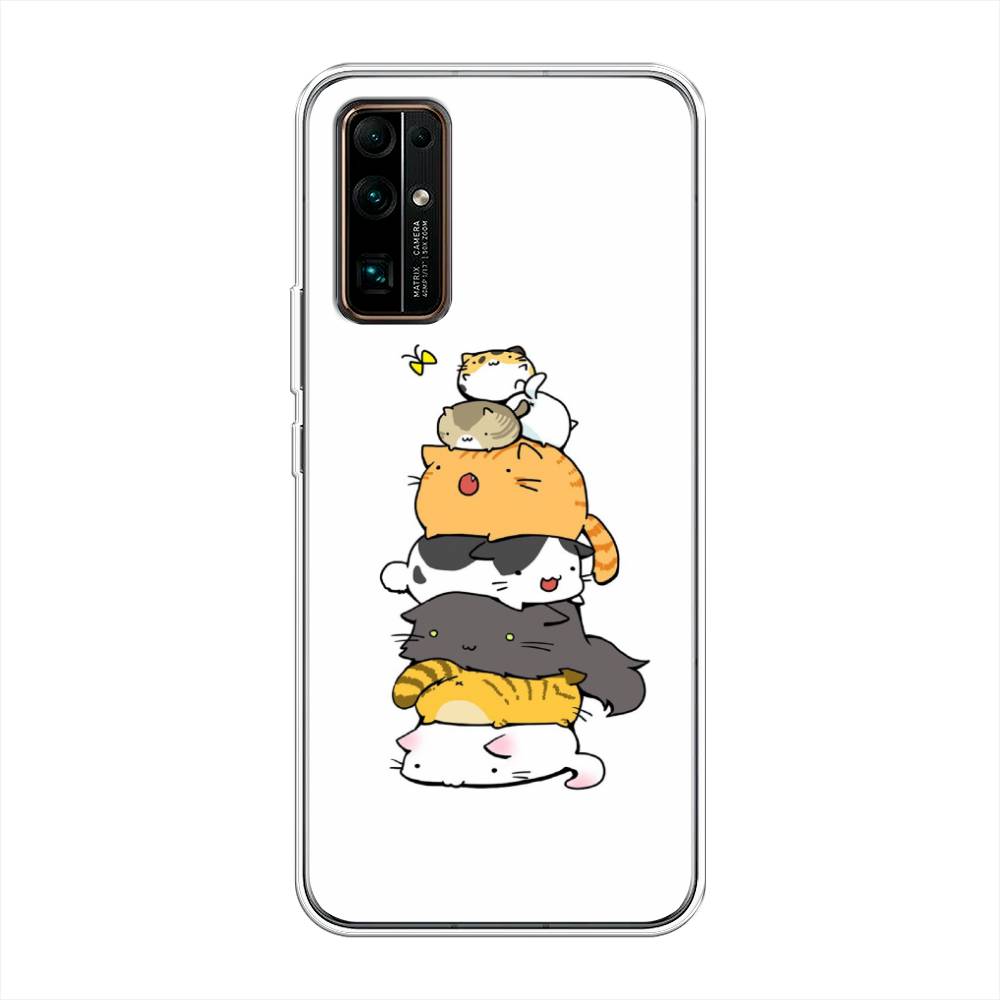 

Чехол Awog на Honor 30 "Бутерброд из котиков", Коричневый;белый;серый, 612150-10