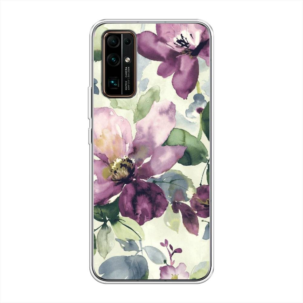 

Чехол Awog на Honor 30 "Сиреневые цветы-акварель", Фиолетовый, 612150-10