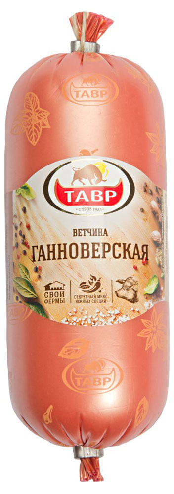 

Ветчина Тавр Ганноверская +-1 кг