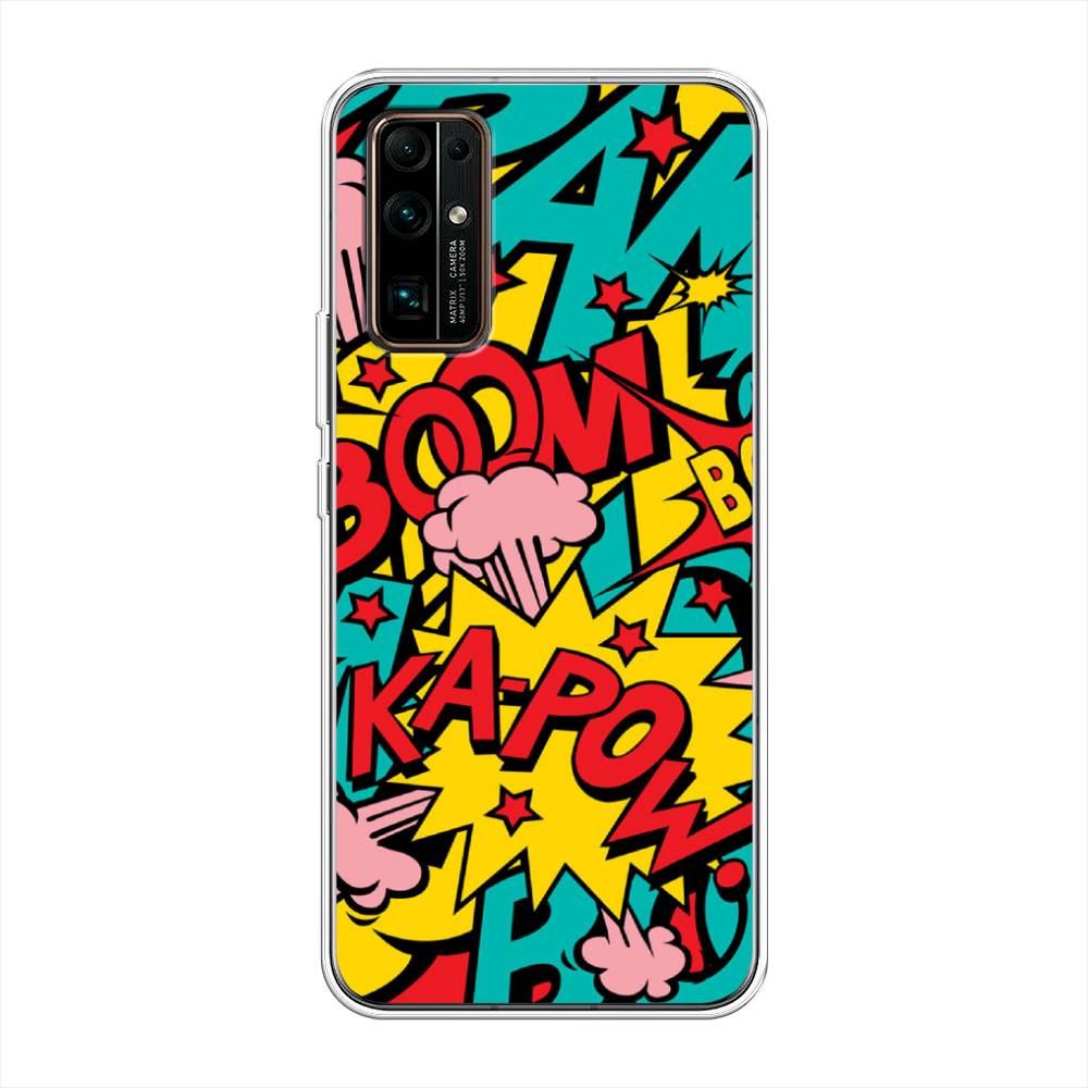 

Чехол Awog на Honor 30 "Постер pop art", Голубой;желтый;красный, 612150-9