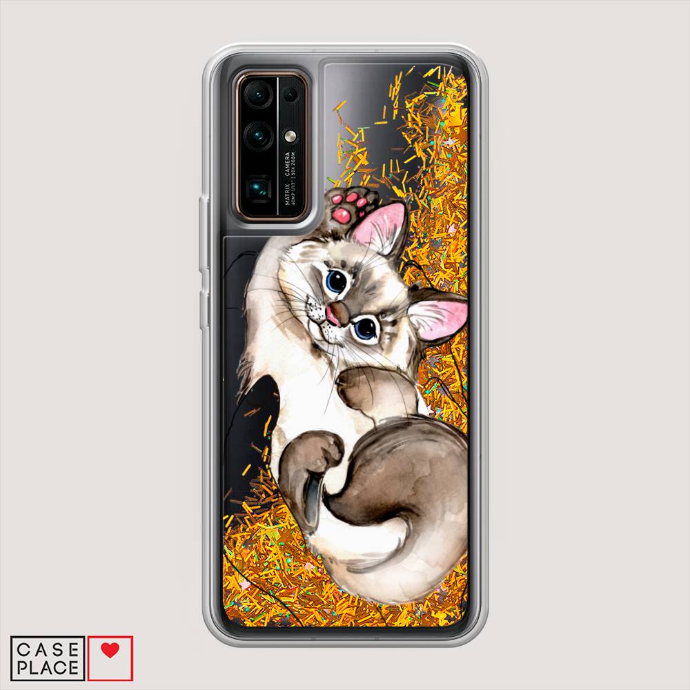 

Чехол Awog на Honor 30 "Котенок в ладошках", Коричневый, 612190-1