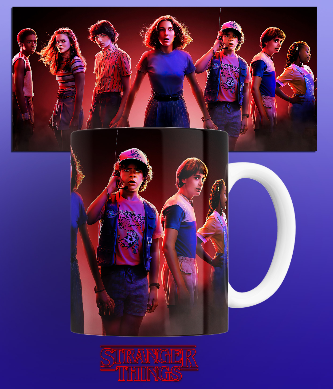 

Кружка Очень странные дела Stranger Things 330 мл,