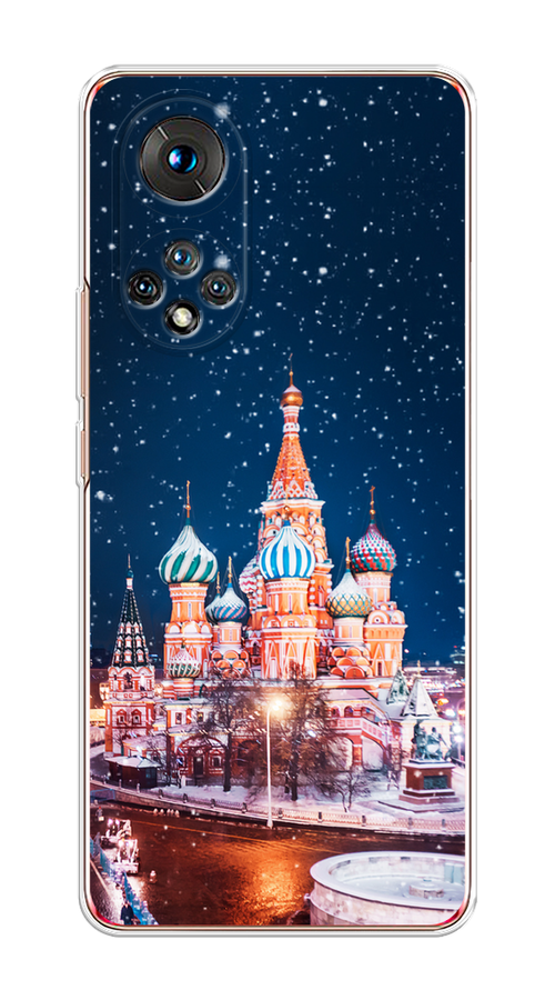 

Чехол на Huawei Honor 50/Nova 9 "Москва 1", Коричневый;синий;белый, 6106150-1